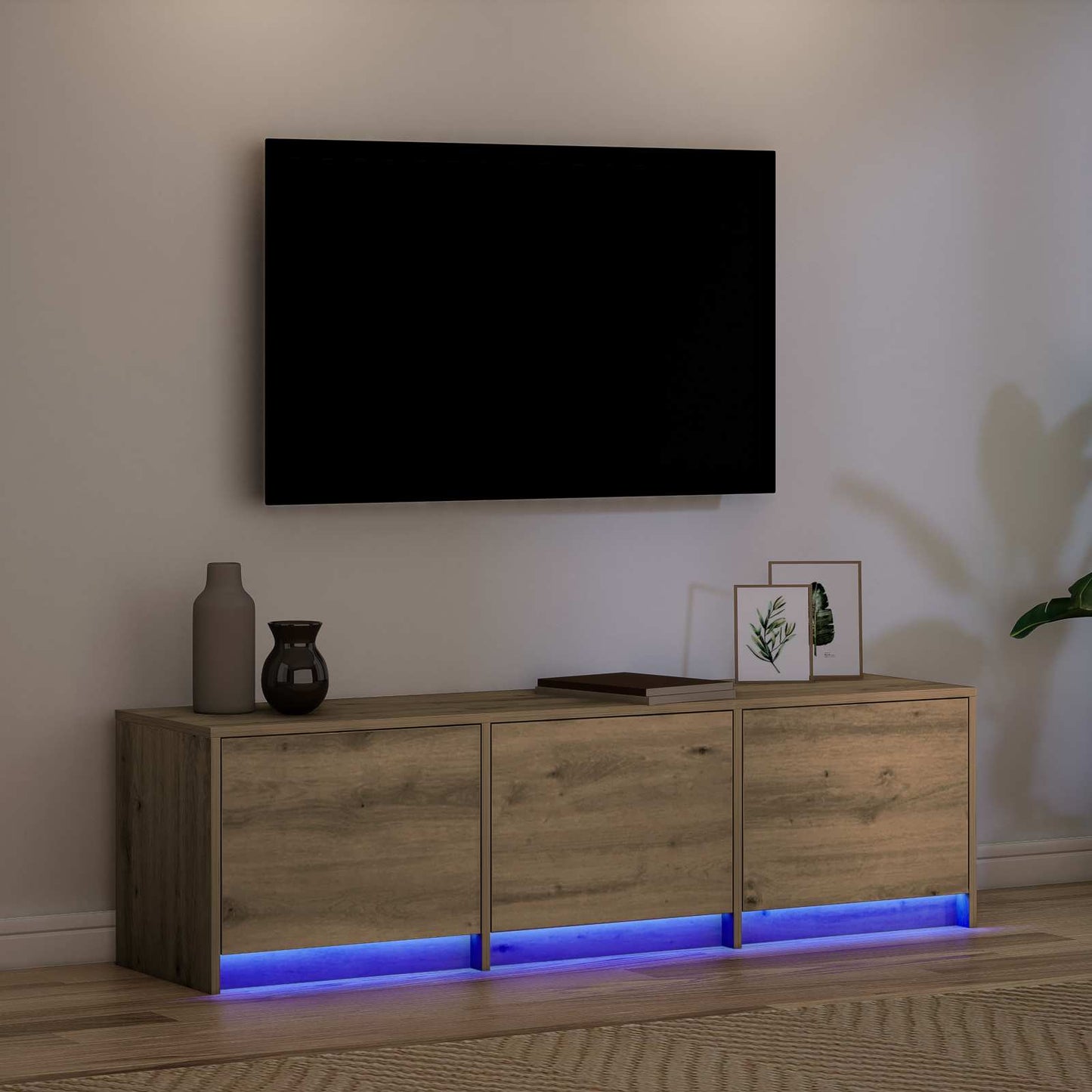 TV Cabinet Artisan Oak Engineered Wood