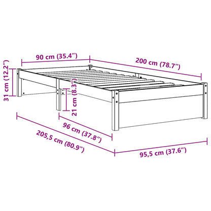 Bed Frame Solid-Pine