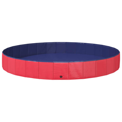 Children Swimming Pool Folding Red Ø300 x 38 cm