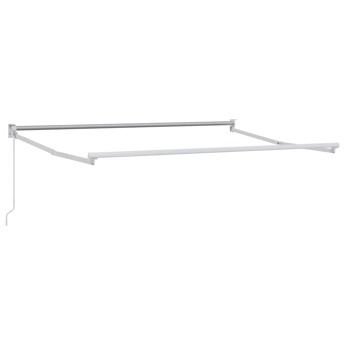Retractable Awning Anthracite and White 2.5 x 2 m