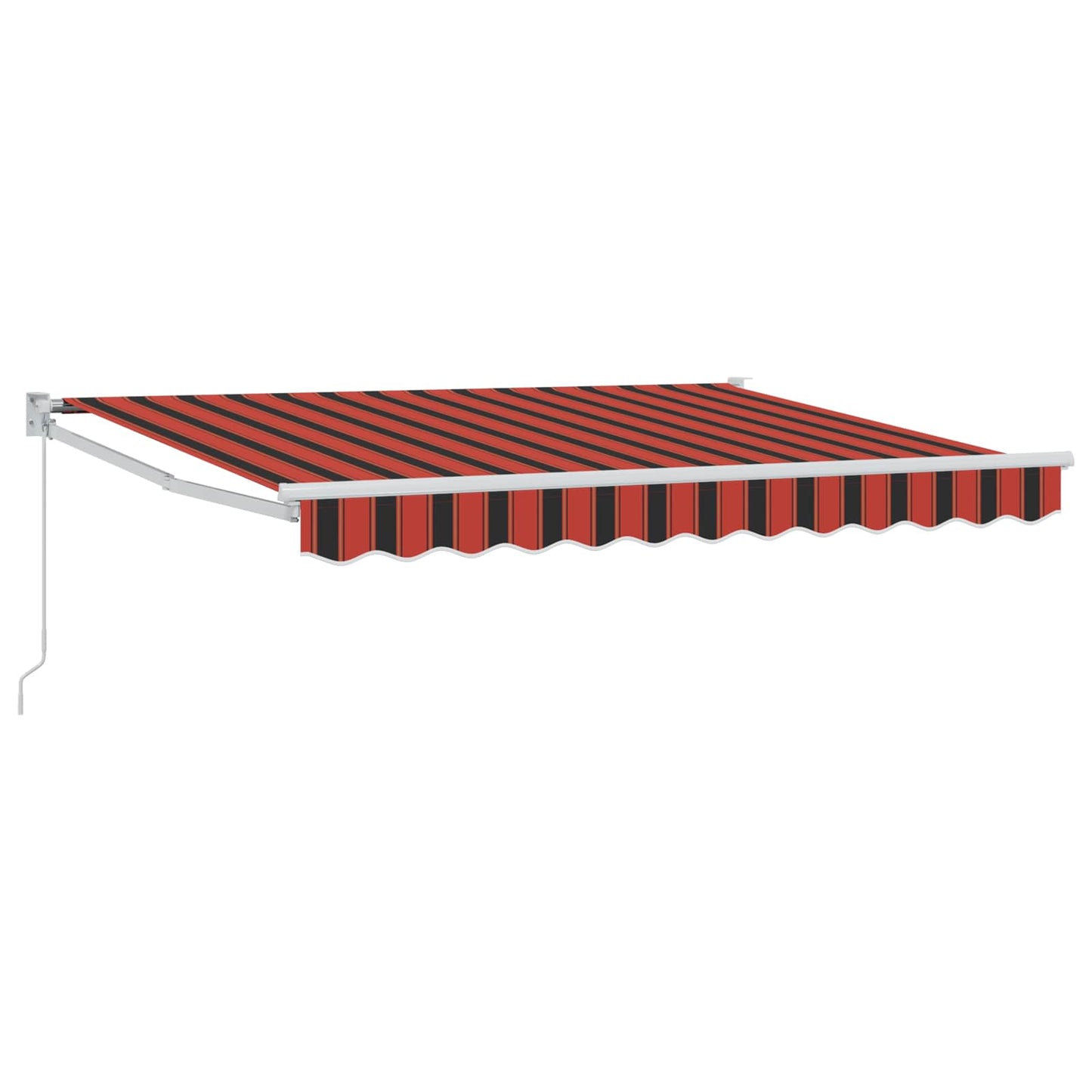 Retractable Awning Orange, Black and Yellow 3 x 2 m
