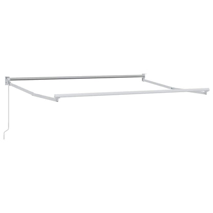 Retractable Awning Beige 3.5 x 2 m 100% Polyester and Aluminium