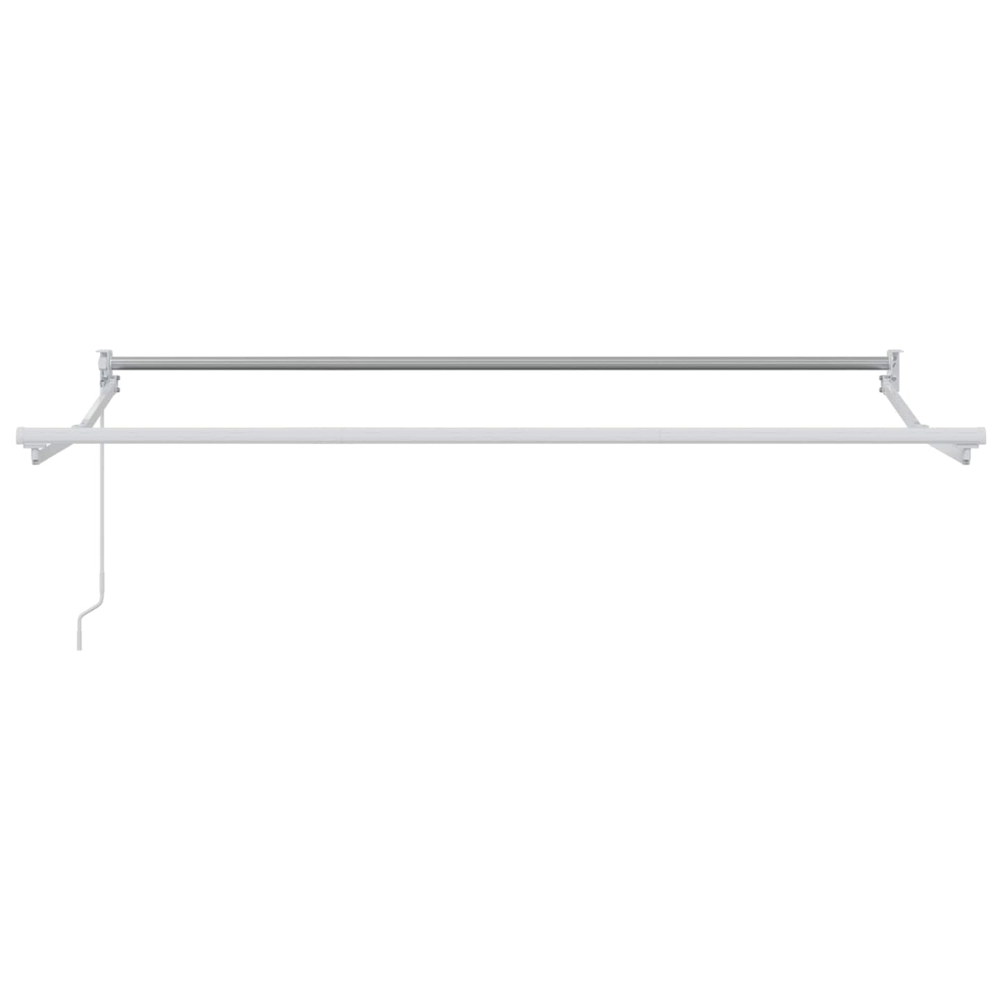 Retractable Awning Beige 3.5 x 2 m 100% Polyester and Aluminium