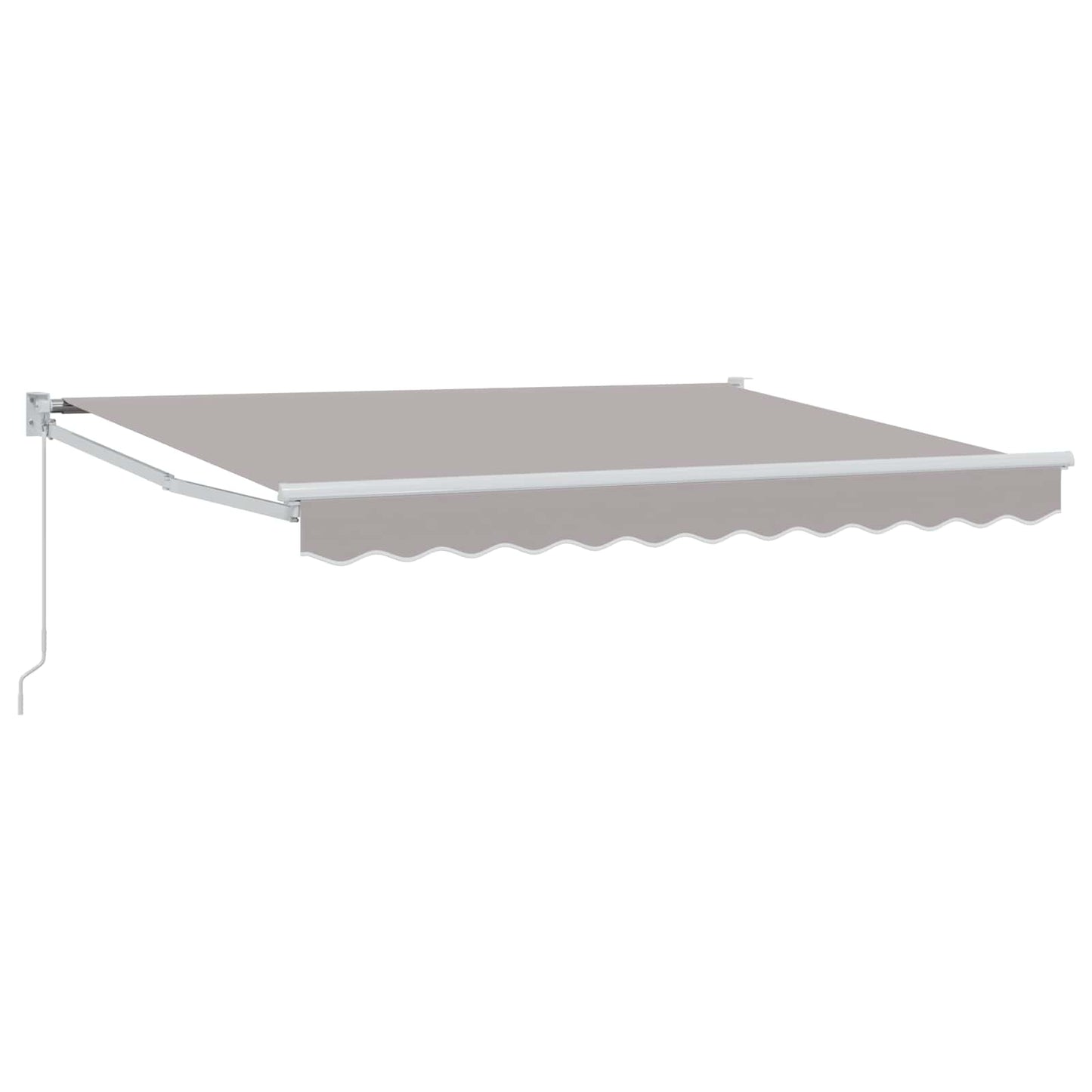 Retractable Awning Light Grey 3.5 x 2 m