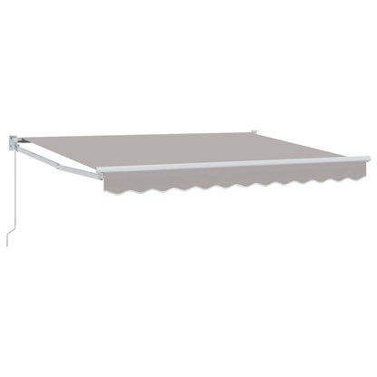 Retractable Awning Light Grey 3.5 x 2 m