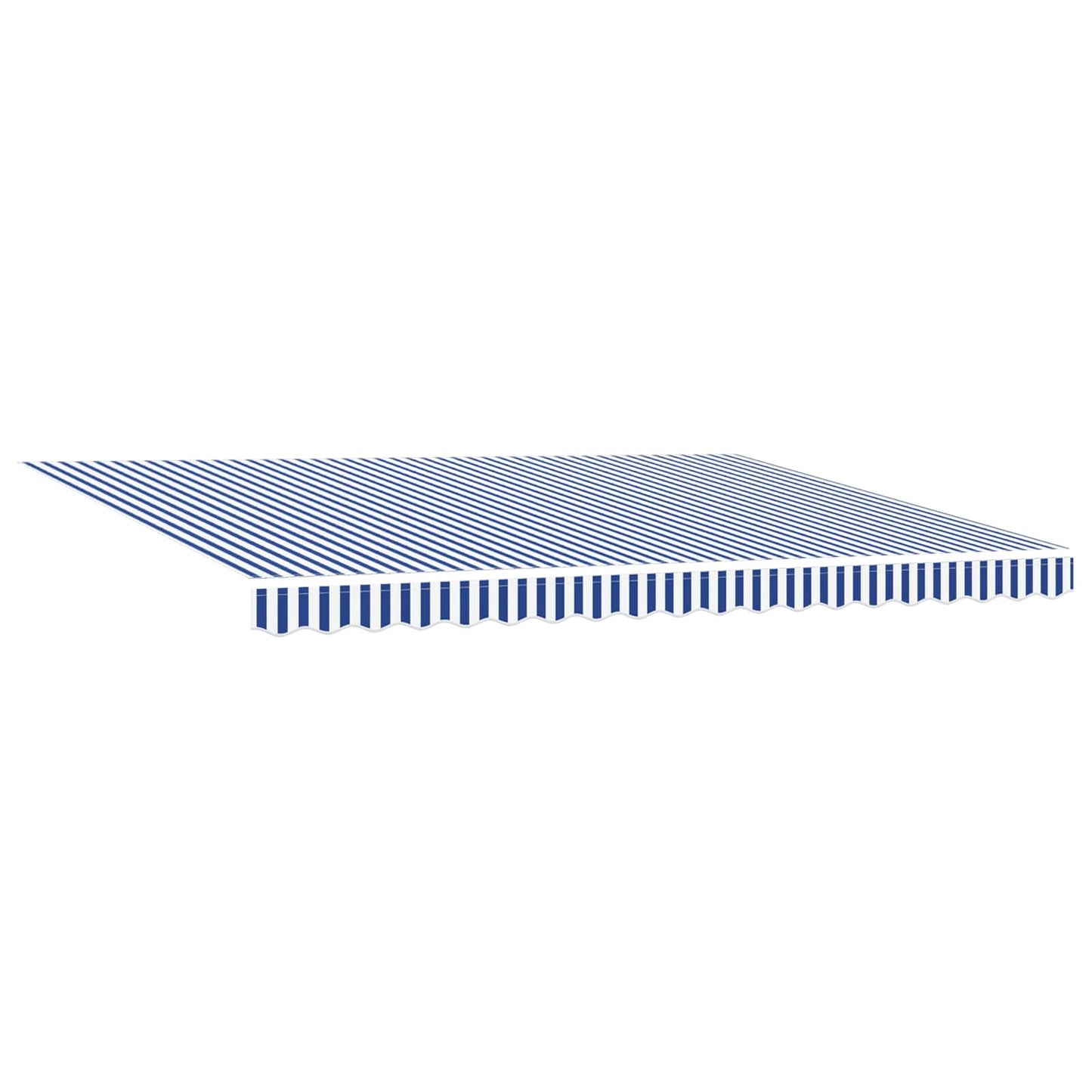 Retractable Awning Blue and White 4 x 2 m