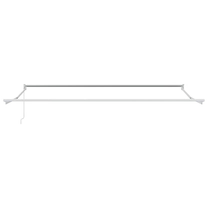 Retractable Awning Yellow and white 4 x 2 m