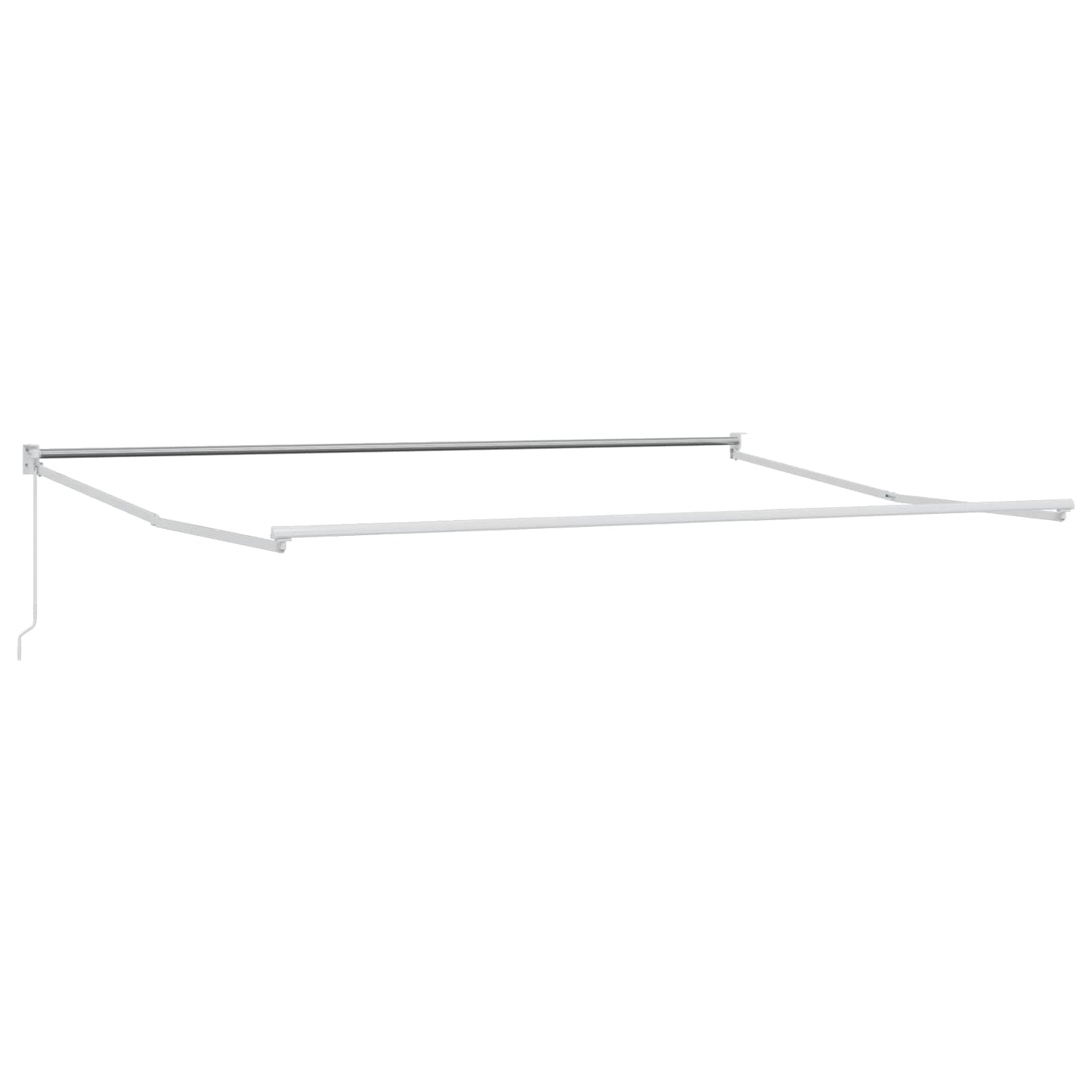Retractable Awning Anthracite and White 4 x 2 m