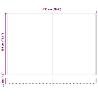Retractable Awning Anthracite 2.5 x 2 m