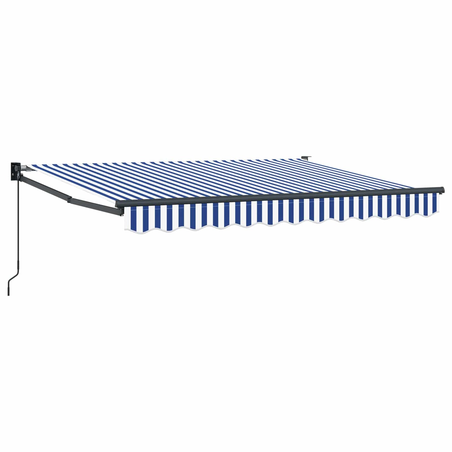 Retractable Awning Blue and White 3 x 2 m