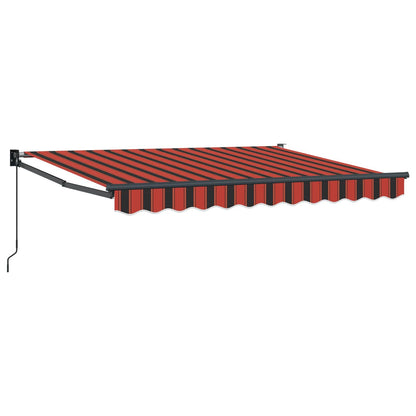 Retractable Awning Orange, Black and Yellow 3 x 2 m