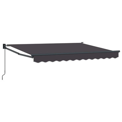 Retractable Awning Anthracite 3.5 x 2 m