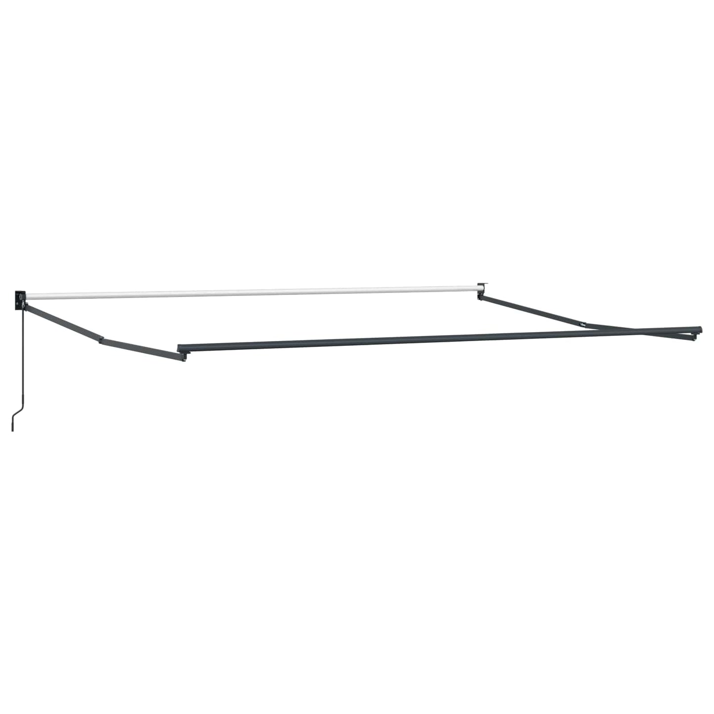 Retractable Awning Blue and White 4 x 2 m