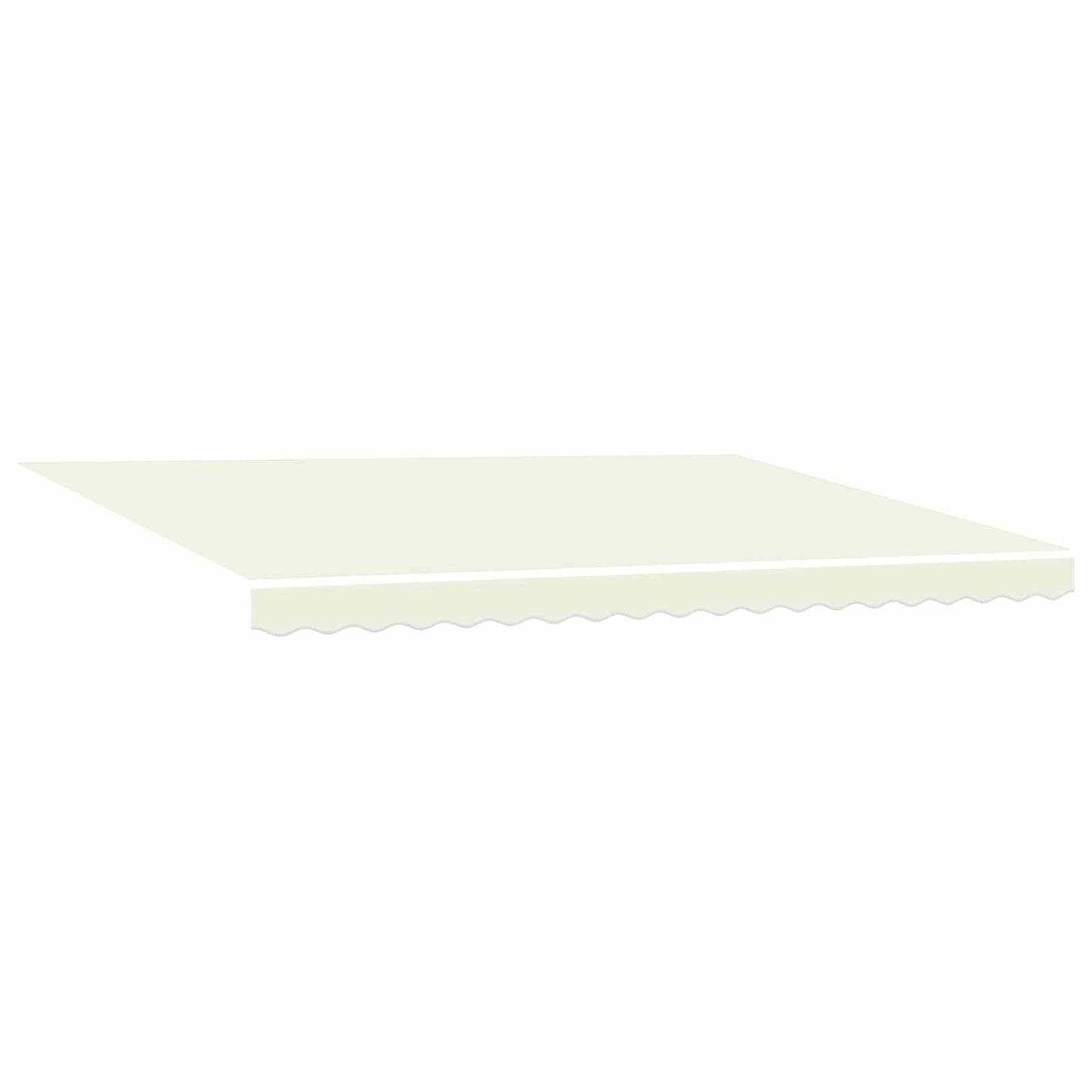 Retractable Awning Cream 4 x 2 m 100% Polyester and Aluminium