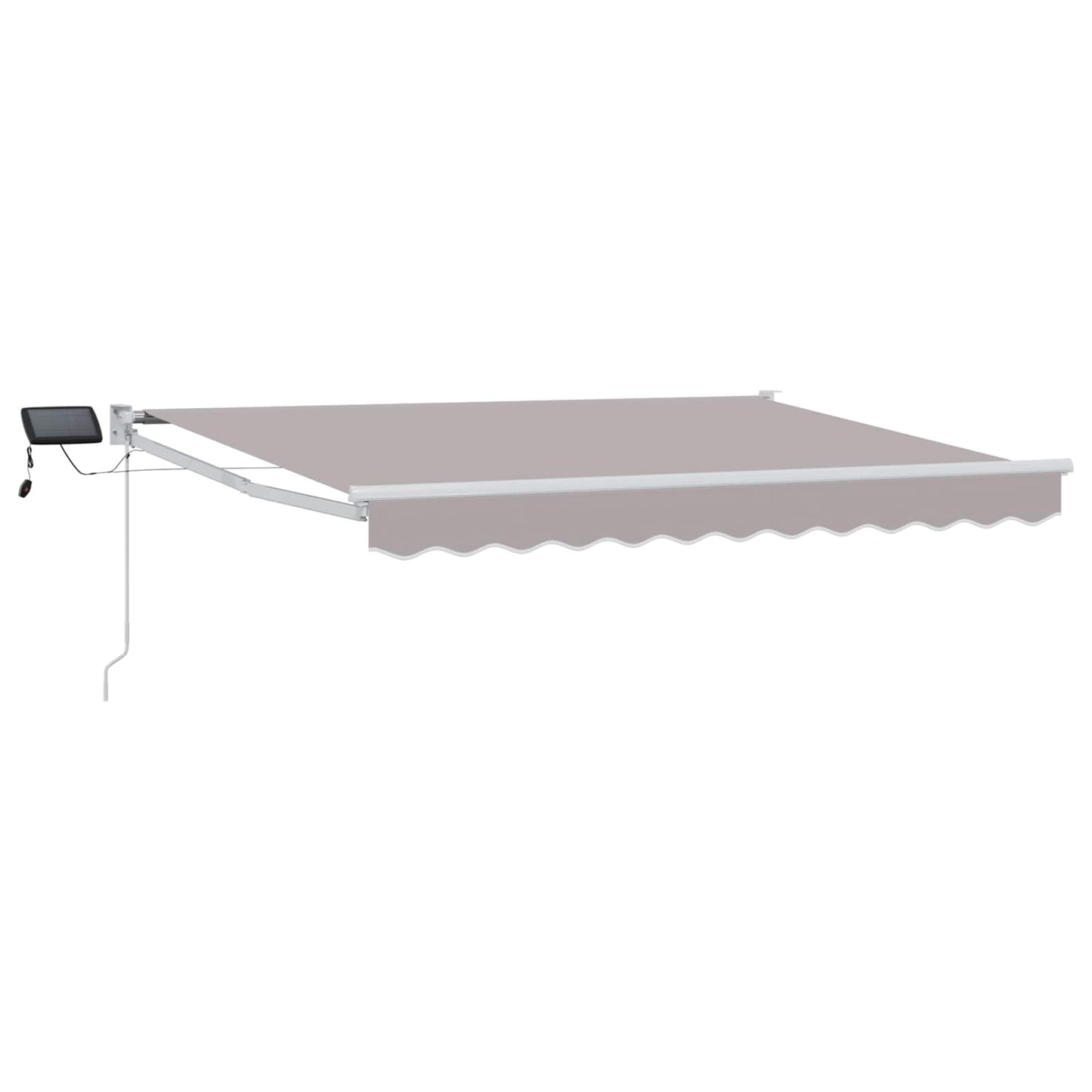 Manual Retractable Awning with LEDs 2.5 x 2 m