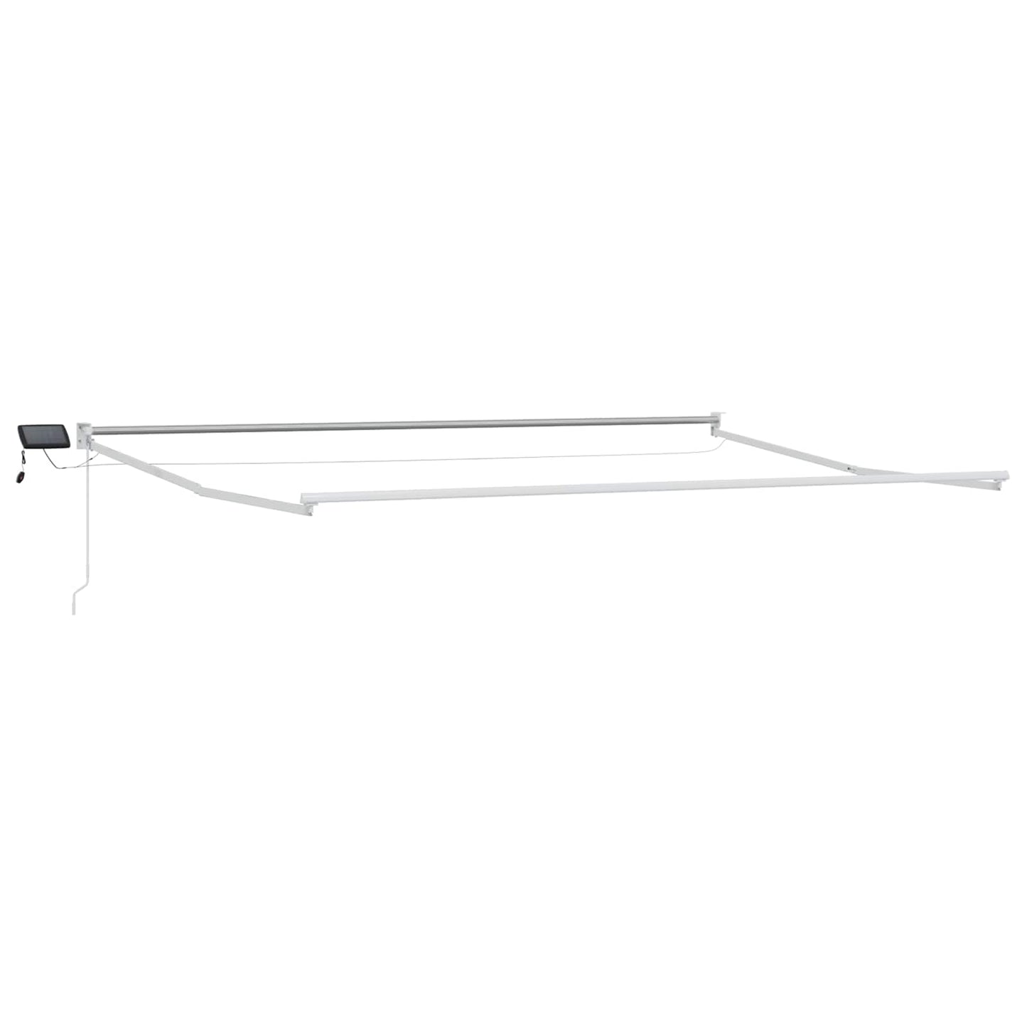Manual Retractable Awning with LEDs 4 x 3 m