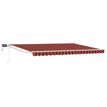Manual Retractable Awning with LEDs 4 x 3 m