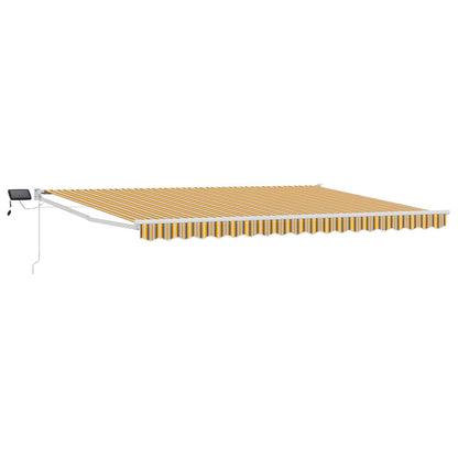 Manual Retractable Awning with LEDs 4 x 3 m