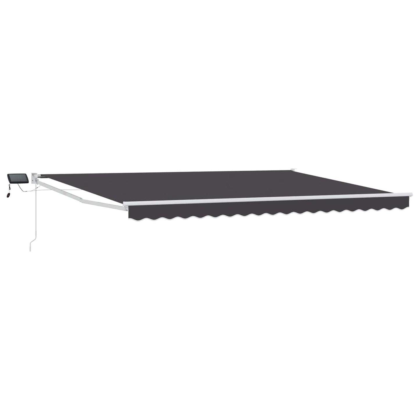 Manual Retractable Awning with LEDs 4.5 x 3 m