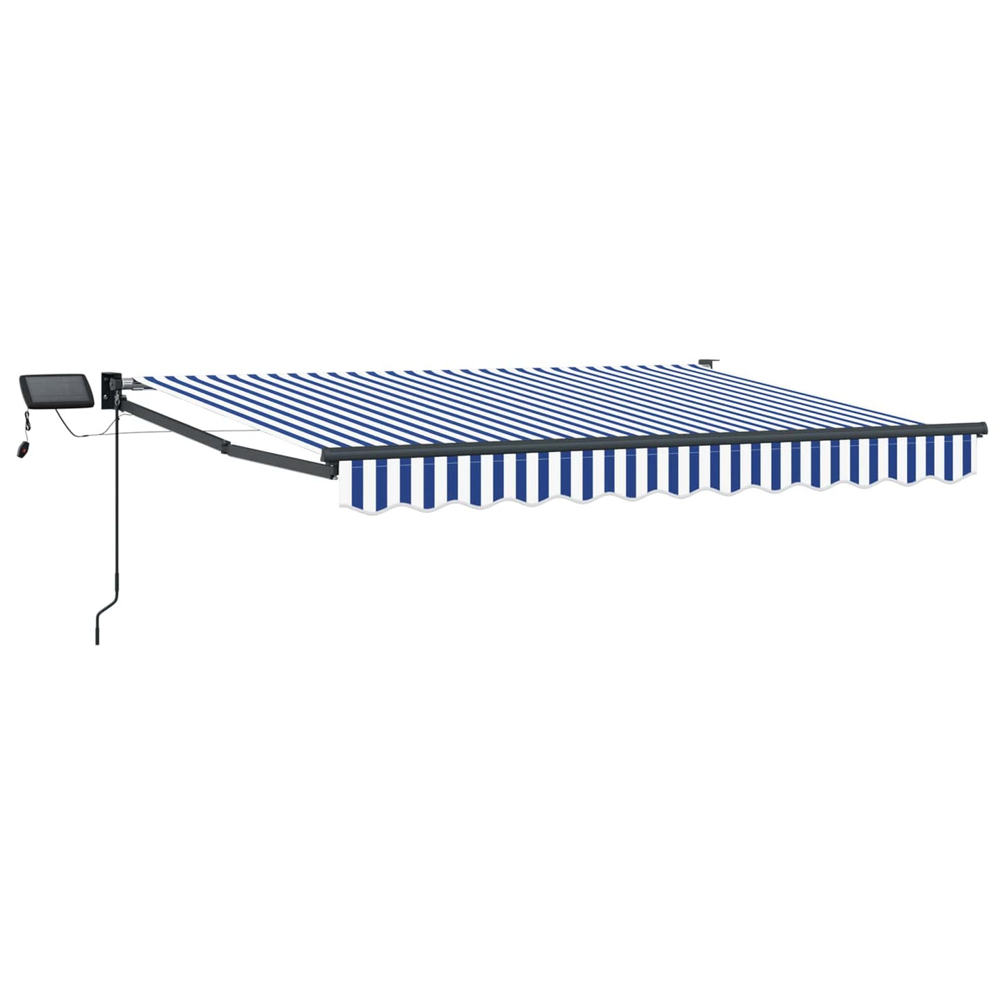 Manual Retractable Awning with LEDs 2.5 x 2 m