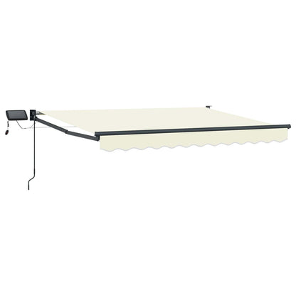 Manual Retractable Awning with LEDs 2.5 x 2 m