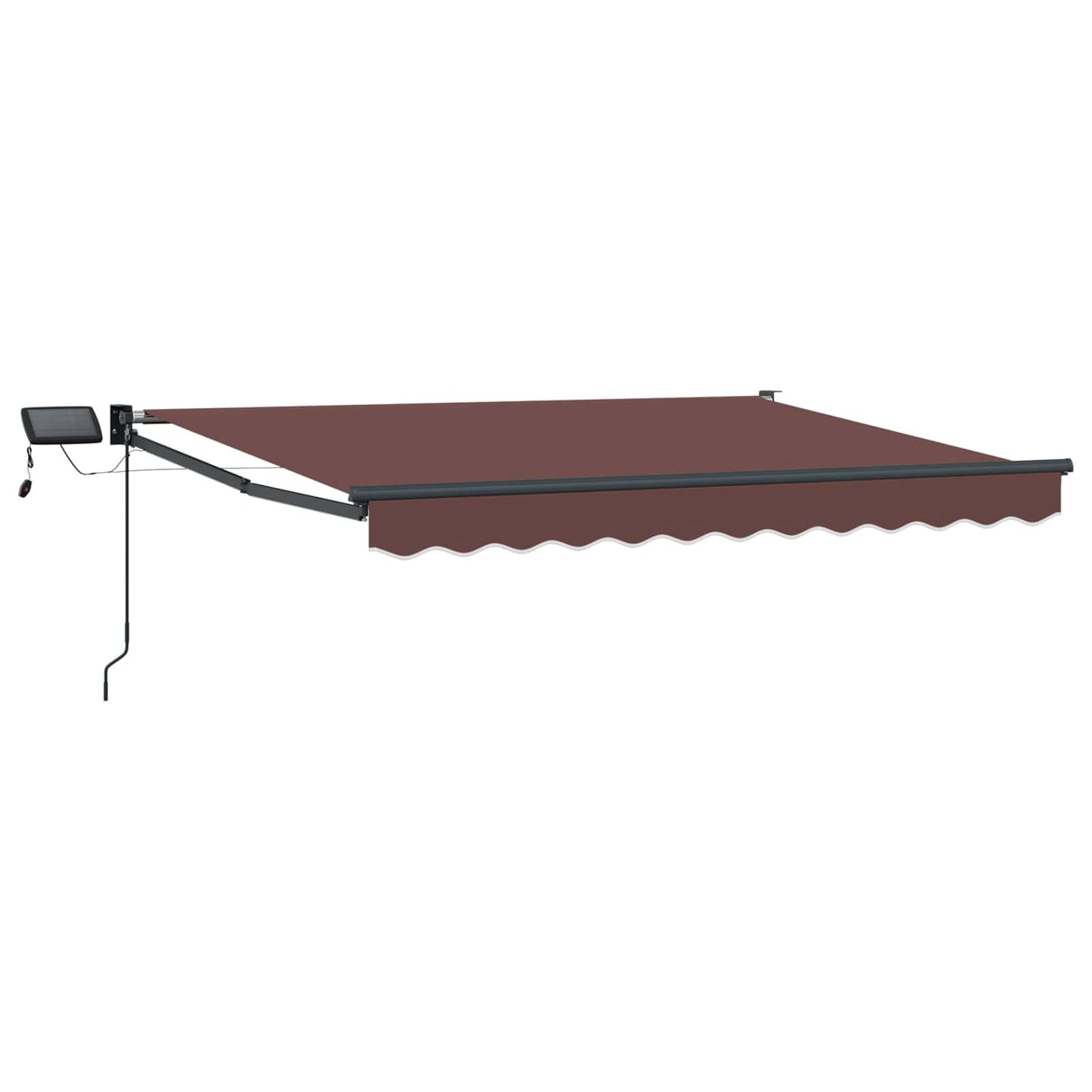 Manual Retractable Awning with LEDs 2.5 x 2 m
