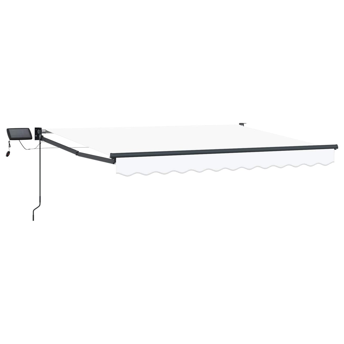 Manual Retractable Awning with LEDs 2.5 x 2 m