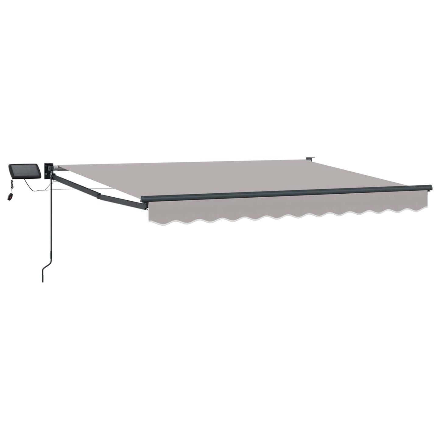 Manual Retractable Awning with LEDs 2.5 x 2 m