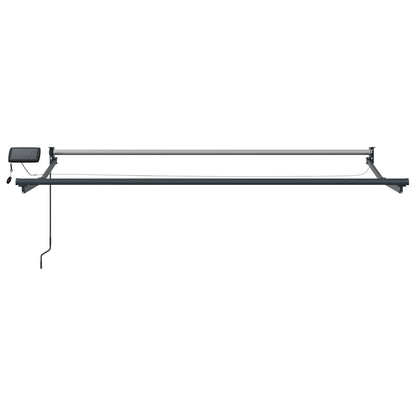 Manual Retractable Awning with LEDs 3 x 2 m