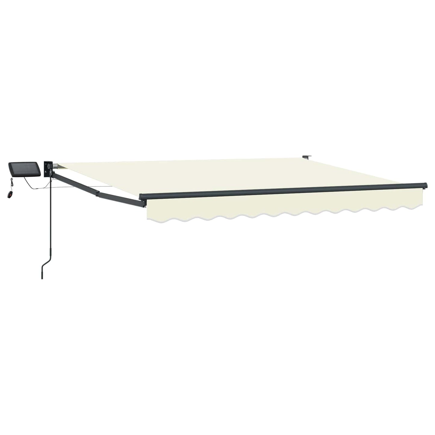 Manual Retractable Awning with LEDs 3 x 2 m