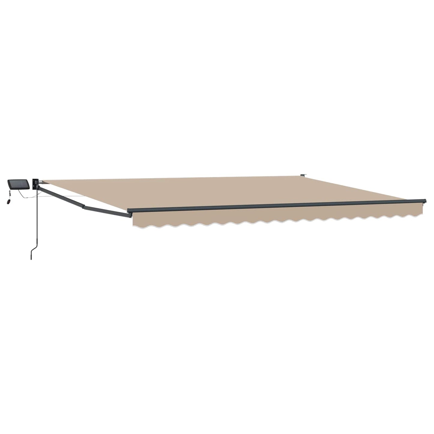 Manual Retractable Awning with LEDs 4 x 2 m