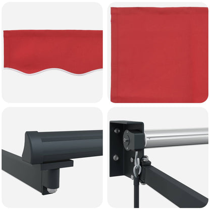 Manual Retractable Awning with LEDs 3 x 2.5 m
