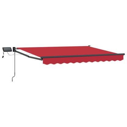 Manual Retractable Awning with LEDs 3 x 2.5 m