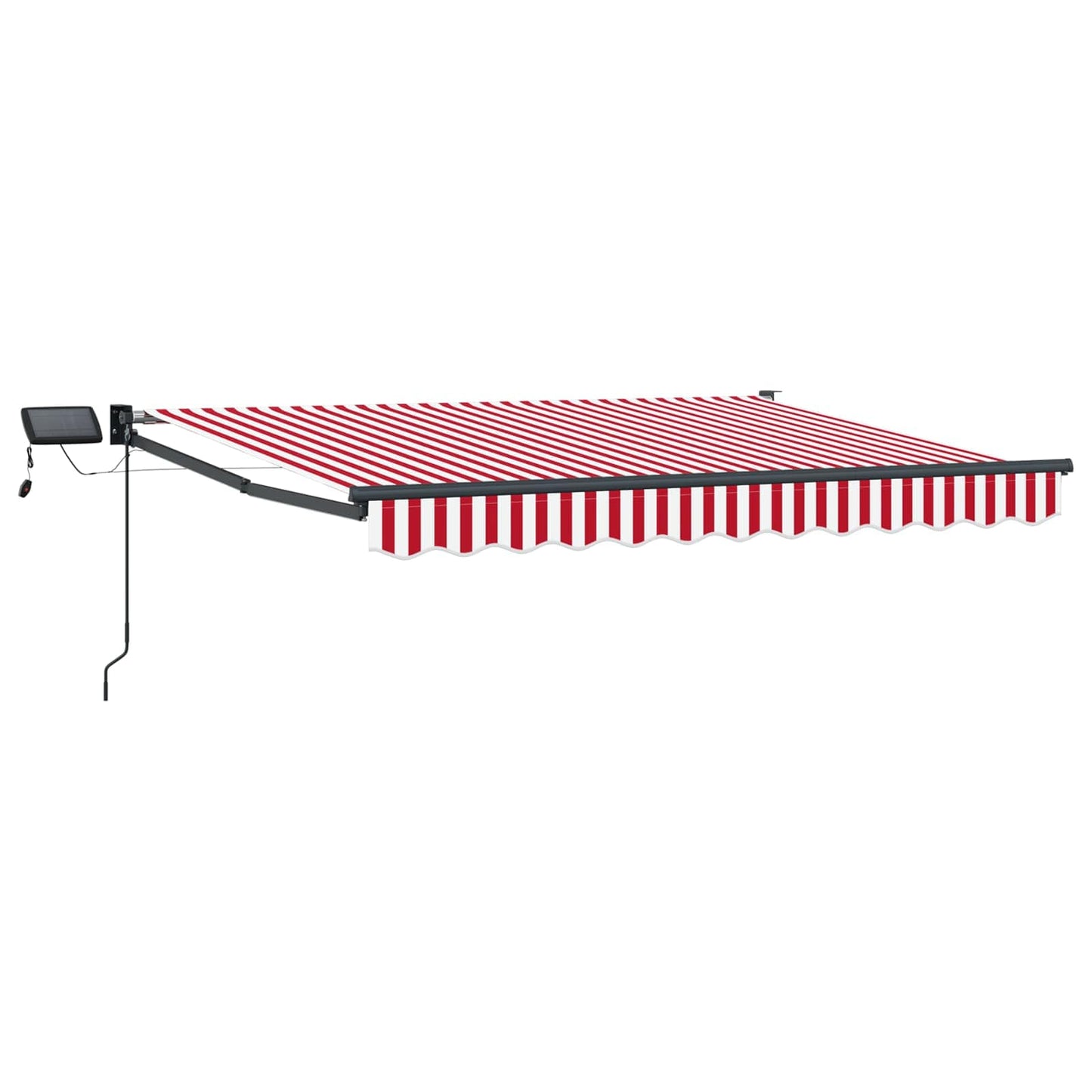 Manual Retractable Awning with LEDs 3.5 x 2.5 m