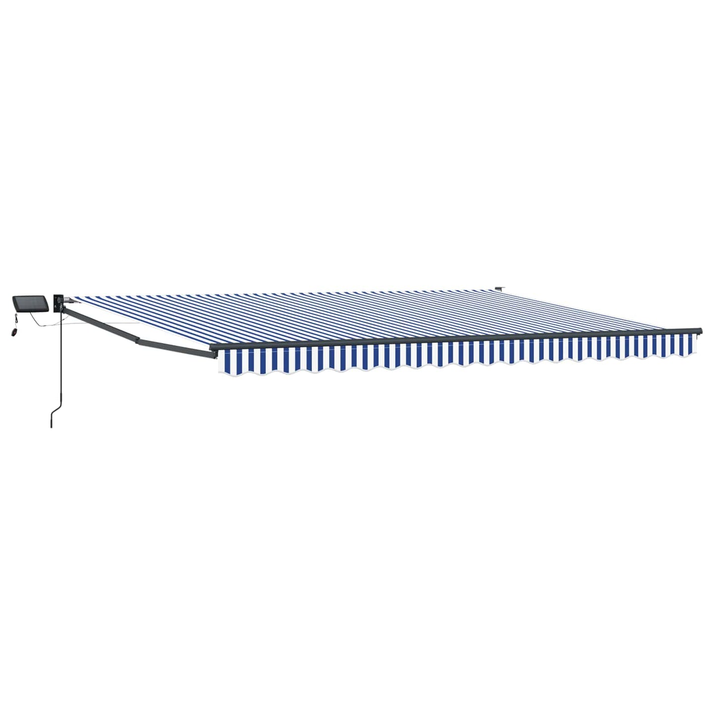 Manual Retractable Awning with LEDs 4 x 3 m