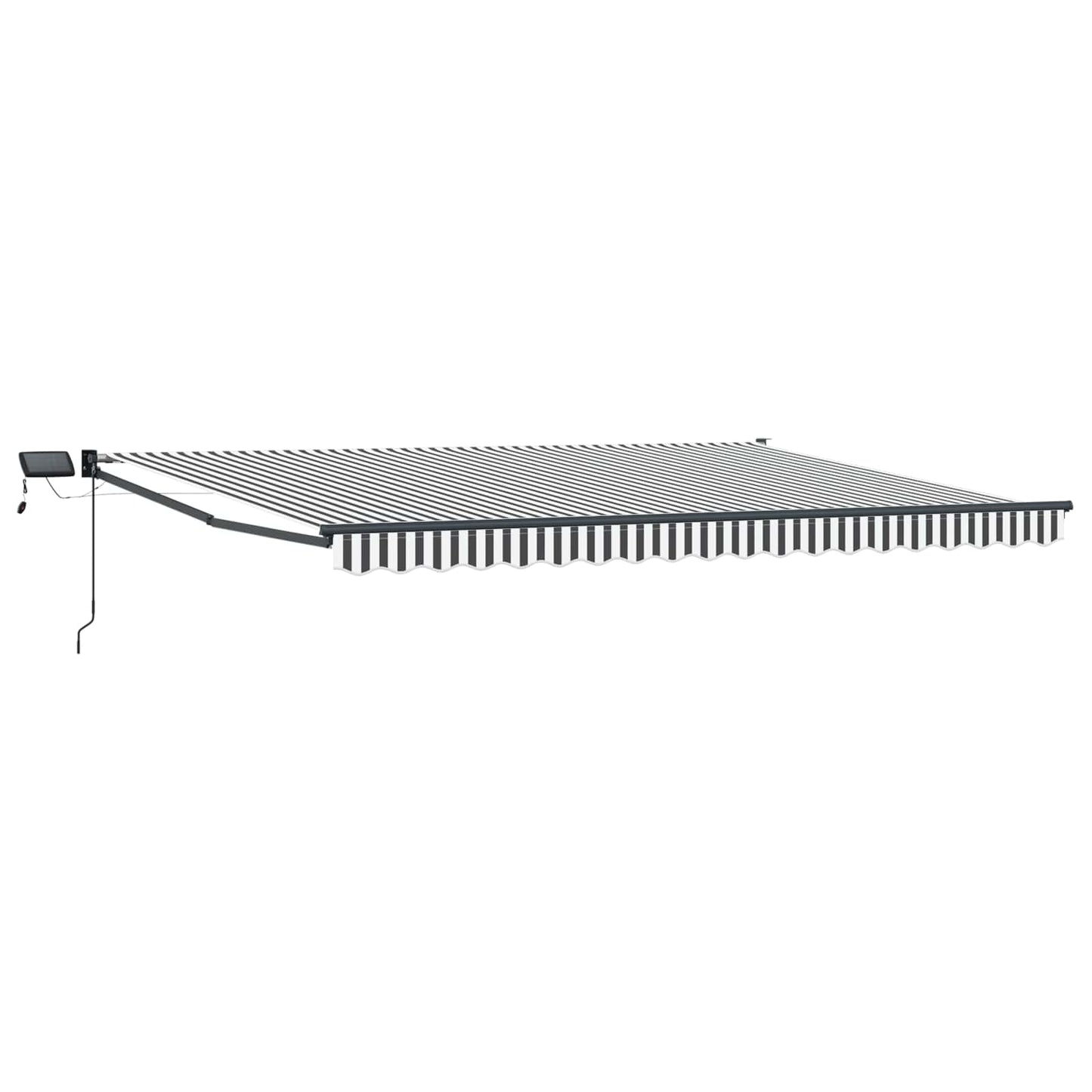 Manual Retractable Awning with LEDs 4 x 3 m