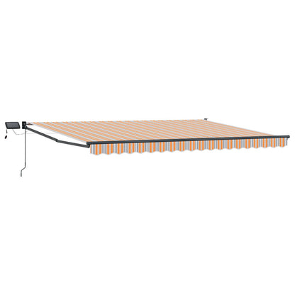 Manual Retractable Awning with LEDs 4 x 3 m