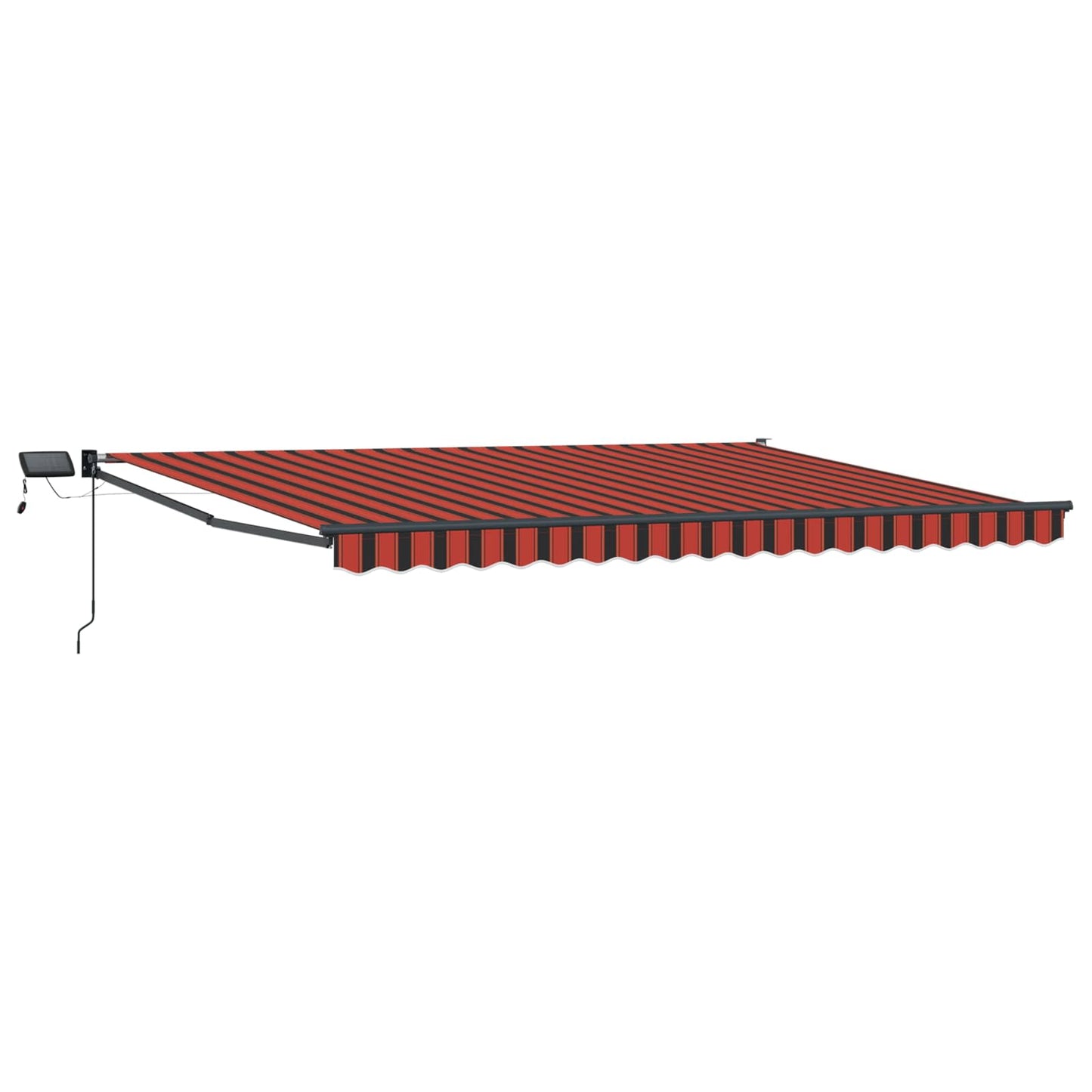 Manual Retractable Awning with LEDs 4.5 x 3 m