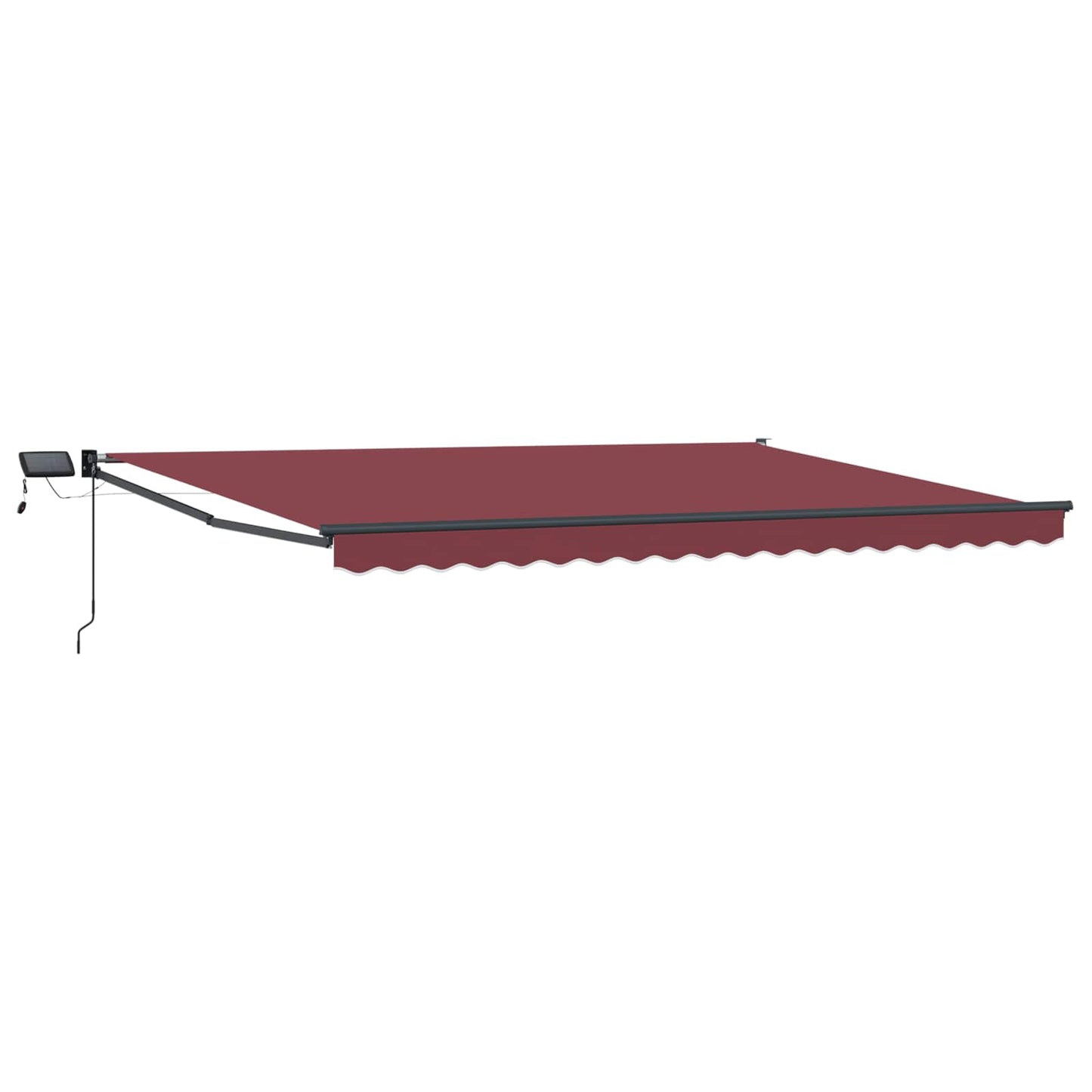 Manual Retractable Awning with LEDs 4.5 x 3 m