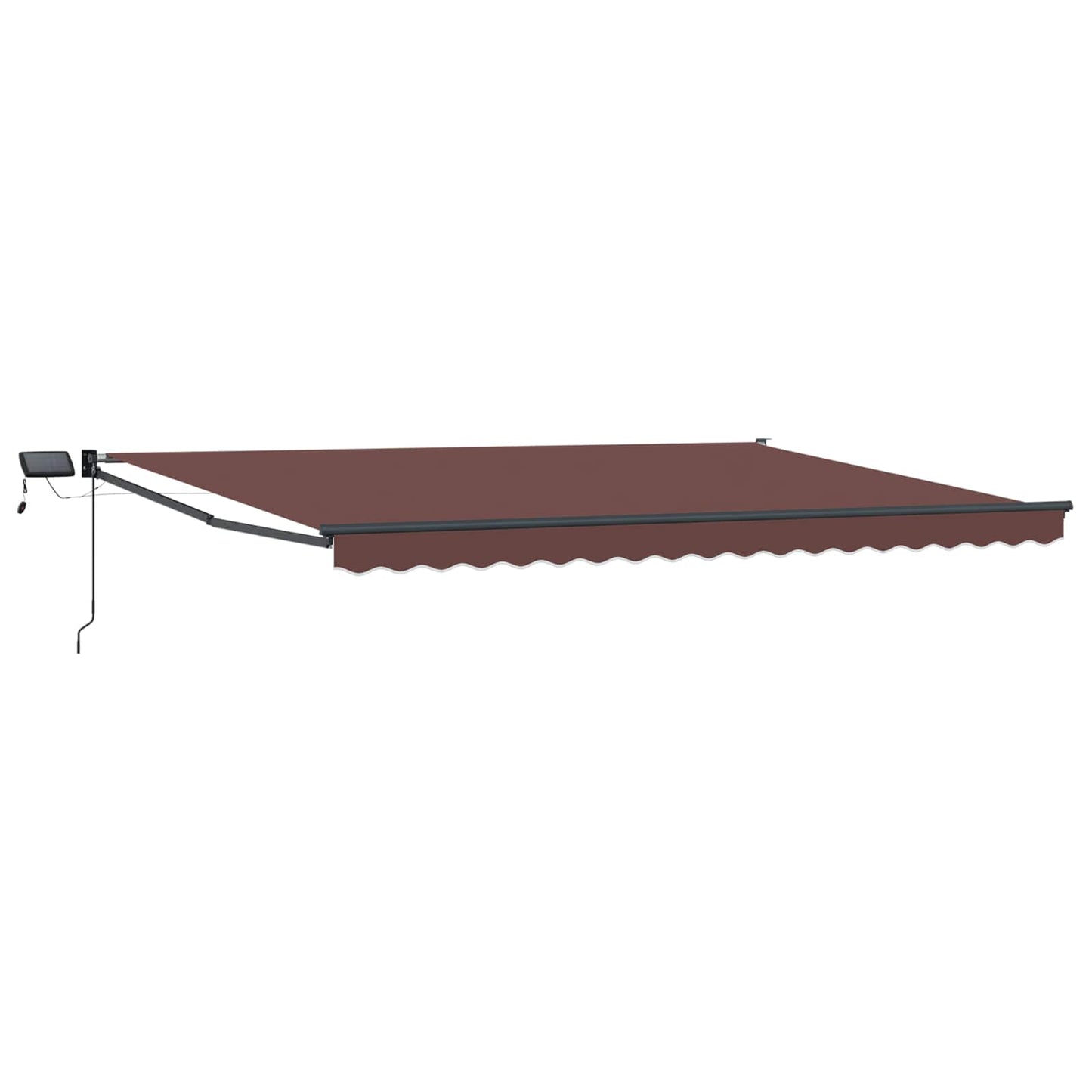 Manual Retractable Awning with LEDs 4.5 x 3 m