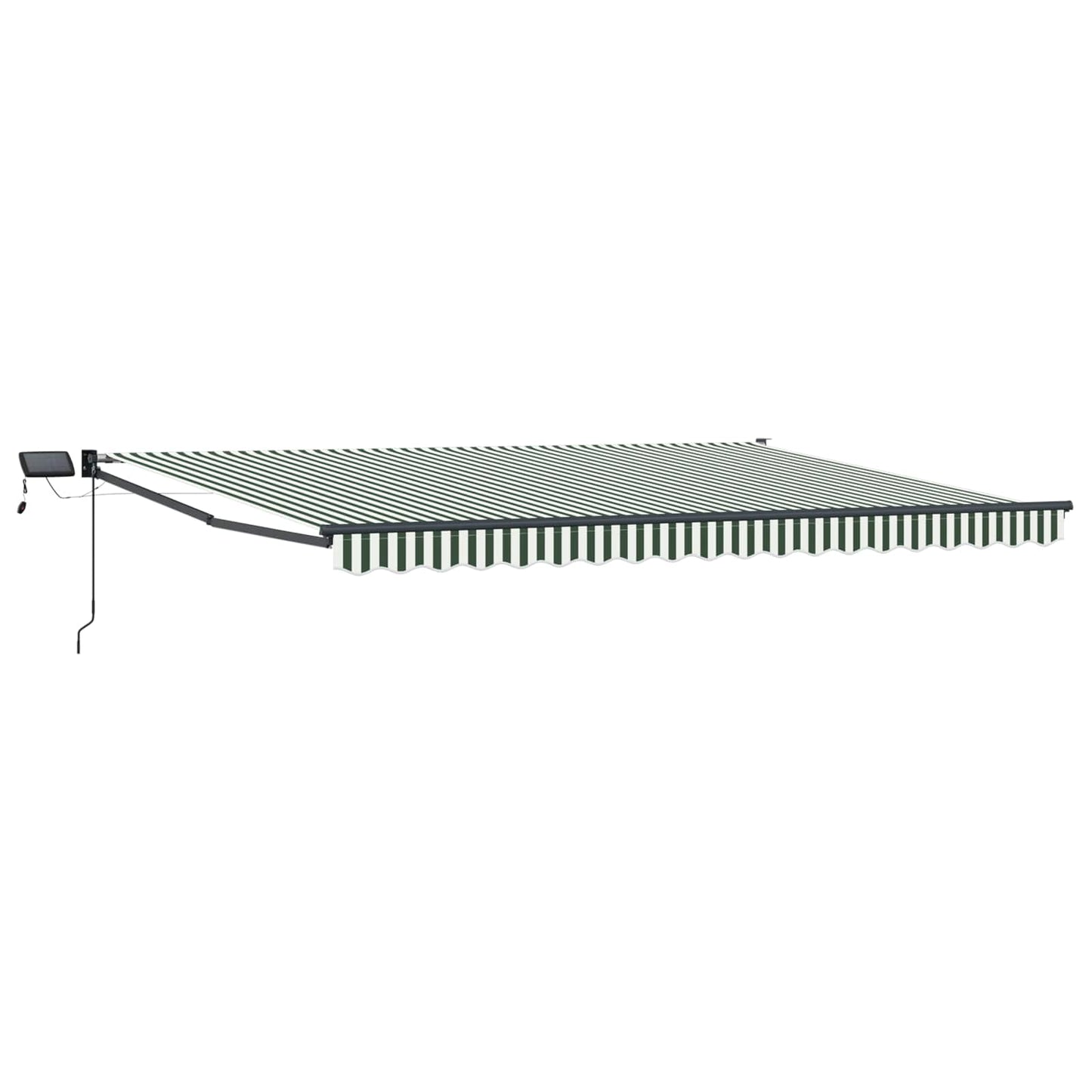 Manual Retractable Awning with LEDs 4.5 x 3 m