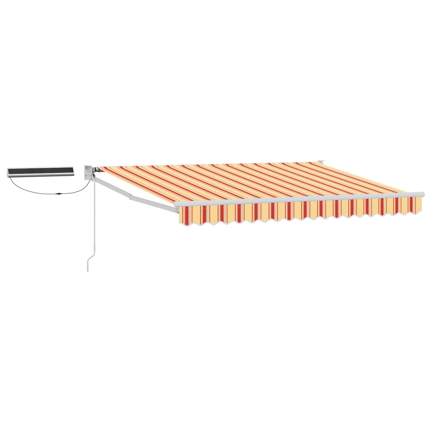 Electric Retractable Awning Multicolour 3.5 x 2 m