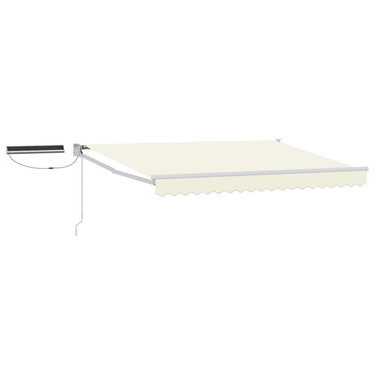 Solar Electric Awning 3 x 2.5 m Cream 100% Polyester