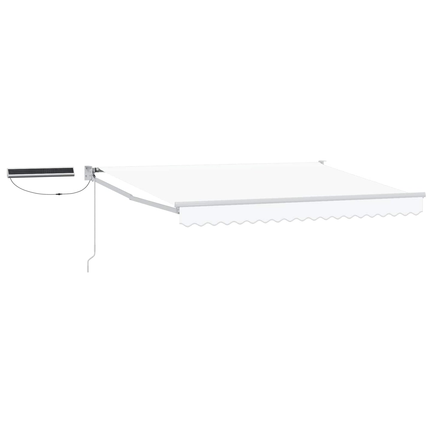 Electric Retractable Awning White 3.5 x 2.5 m