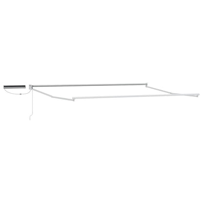 Electric Retractable Awning Blue and White 4 x 3 m