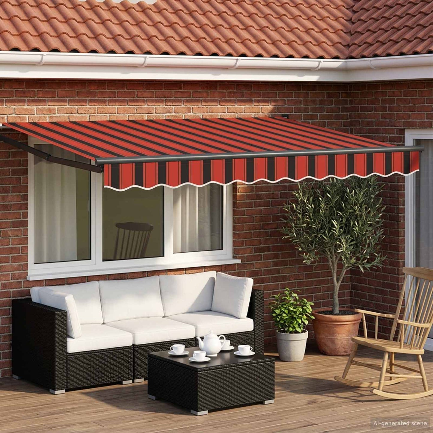 Electric Retractable Awning 2.5 x 2 m