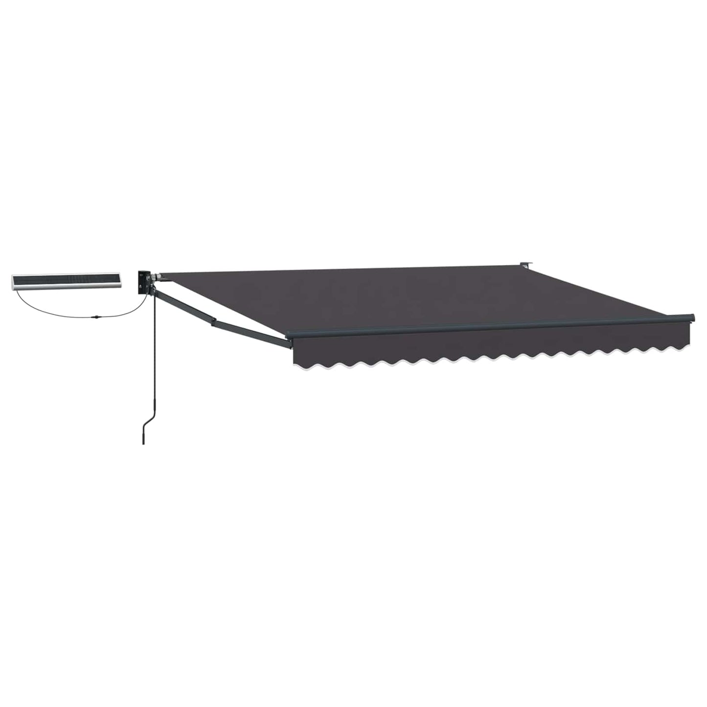 Electric Retractable Awning Anthracite 3.5 x 2 m
