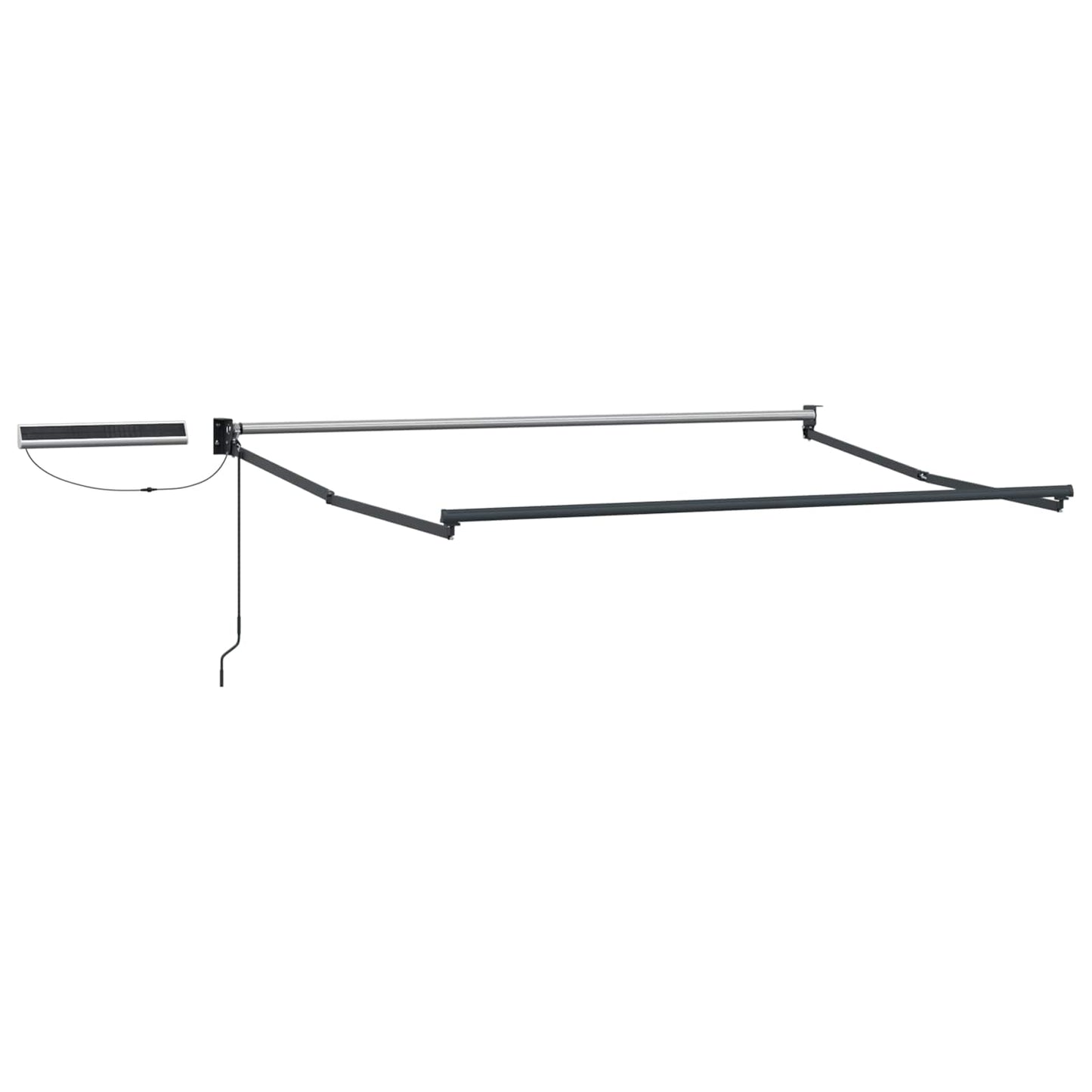 Electric Retractable Awning Beige and Anthracite 3.5 x 2 m