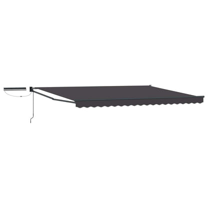 Electric Retractable Awning Anthracite 4 x 2 m
