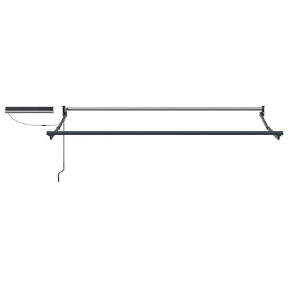Electric Retractable Awning Multicolour 3.5 x 2.5 m